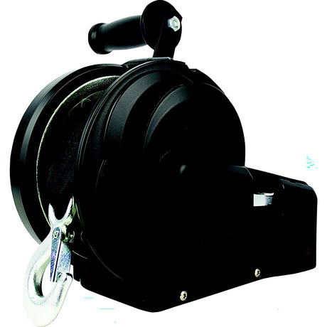 Powerwinch Select Series Winch 1,800lb, 2 Speed, 8" Crank Arm - Carbon Black [21400-W-1800-8-B-R] - official Powerwinch product image 6