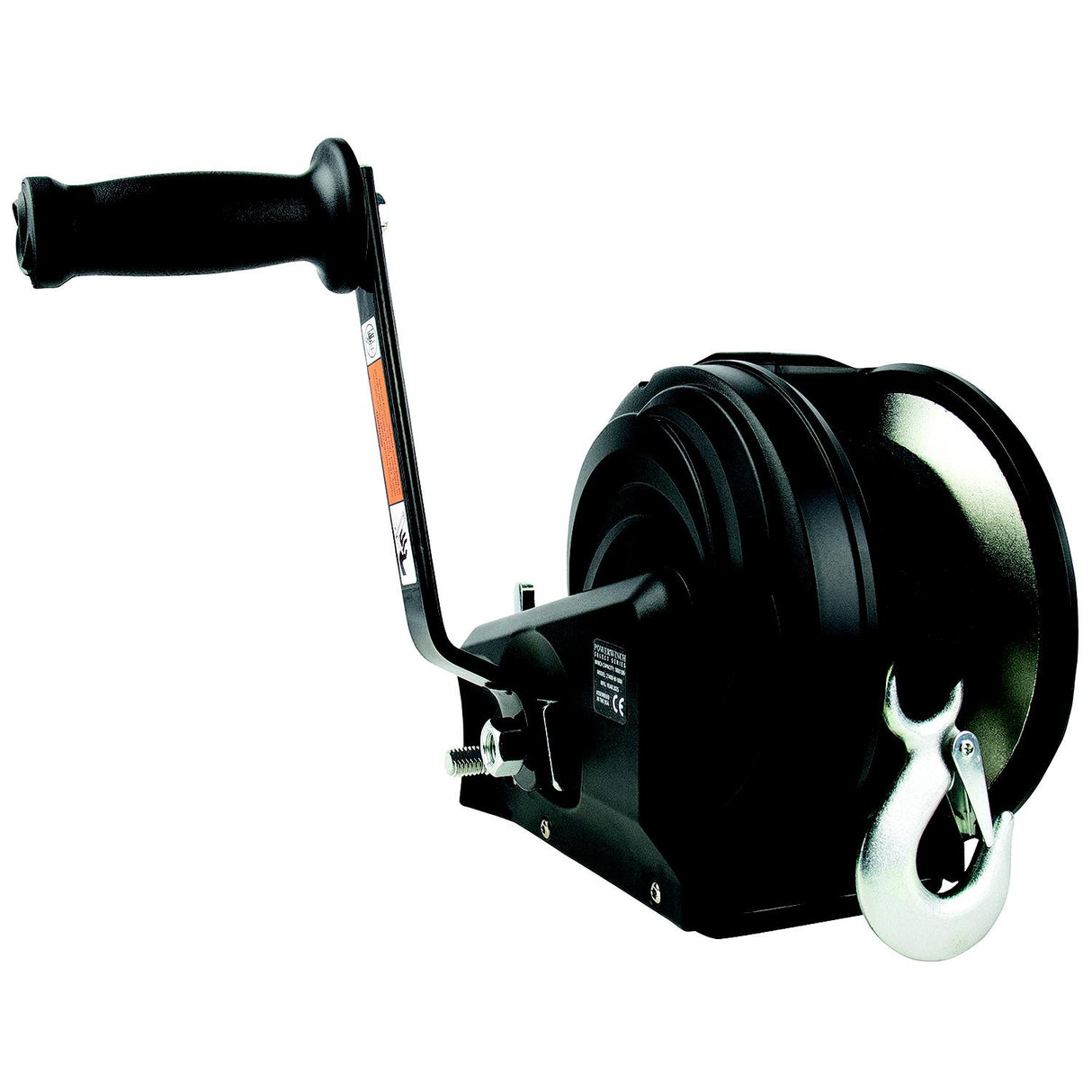 Powerwinch Select Series Winch 1,800lb, 2 Speed, 8" Crank Arm - Carbon Black [21400-W-1800-8-B-R] - official Powerwinch product image 5
