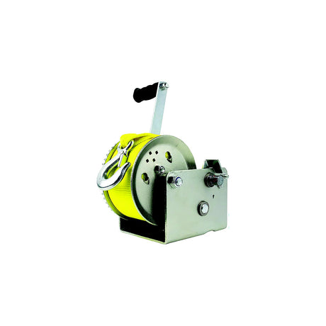 Powerwinch Utility Series Winch 3,200lb, 2 Speed, 11" Crank Arm - Zinc [21500-W-3200-11-Z-R] - official Powerwinch product image 2