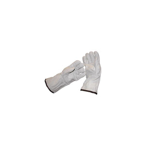 Shrinkwrap Accessories Long Cuff Leather Safety Gloves - DS-009 - image 1
