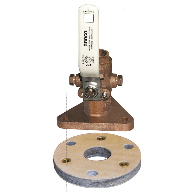 Groco Backing Block for Seacock 3000 - BB-4 - image 1