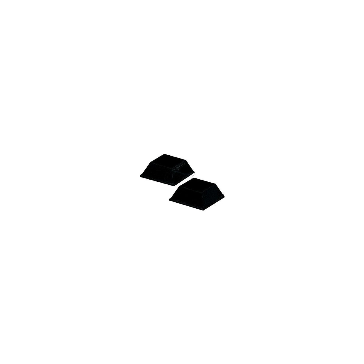 Taylor Made Taylor Adhesive-Backed Rubber Door Pads 3/4" x 3/4" (2 per Pack) - 2020108839 - image 1