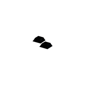Taylor Made Taylor Adhesive-Backed Rubber Door Pads 3/4" x 3/4" (2 per Pack) - 2020108839 - image 1