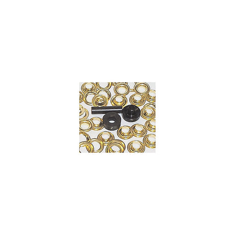 Taylor Made Products Taylor E-Z Grommet Set Includes Hole Punch, Setting Tool and 18 #2 Brass Grommets and Wahers