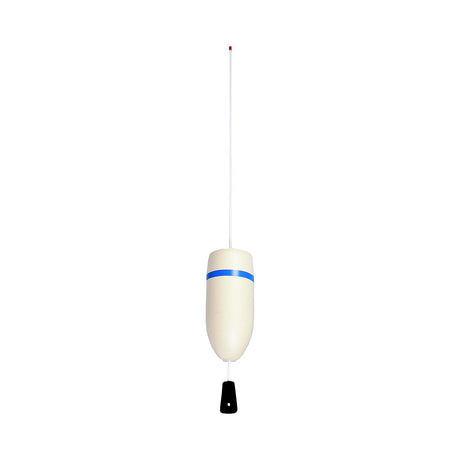 Taylor Made Products Taylor Mast Buoy - White With Blue Reflective Striping - 2020108655