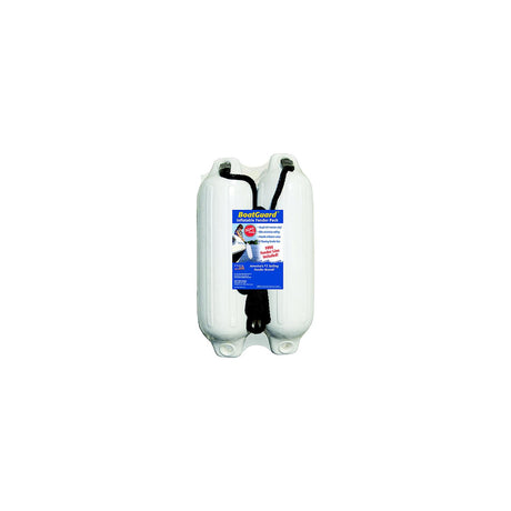 Taylor Made Products Taylor 2Pk Boatguard Fenders W/Fender Line, White, 5" x 18" - 2020137015