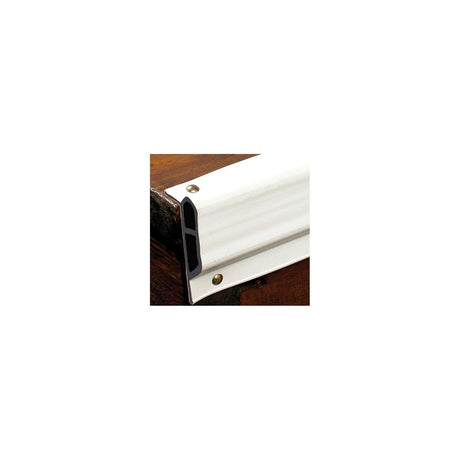 Taylor Made Products White, Small Double Molded Vinyl Dock Edging. 10' Coil - 2020137561
