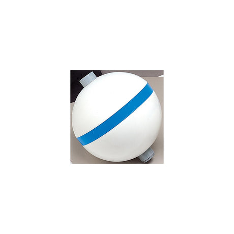 Taylor Made Products Taylor Sur-Moor T3C Mooring Buoy - White With Blue Reflective Striping - 2020108665