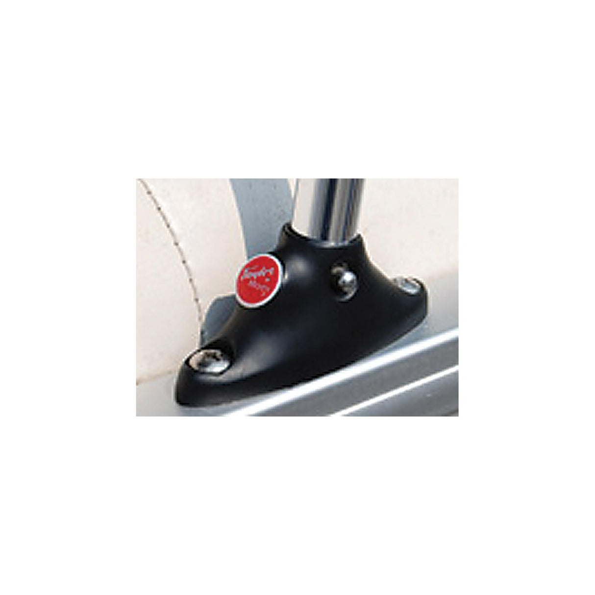 Taylor Made Products Taylor 3/4" Anodized Aluminum Pontoon Flag Pole 30" With Black Nylon Mount and U.S. Flag 16" x 24" - 2020109088