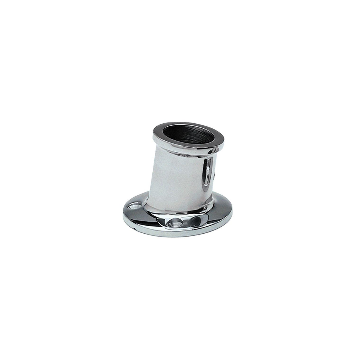 Taylor Made Products Taylor Stainless Steel Top Mount Flag Pole Socket For 1-1/4" Poles, 10 Degree Angle - 2020109095
