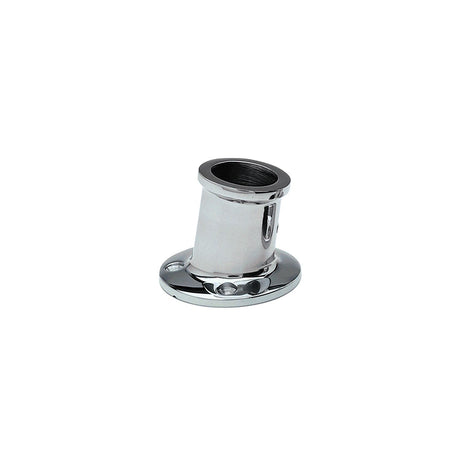 Taylor Made Products Taylor Stainless Steel Top Mount Flag Pole Socket For 1-1/4" Poles, 10 Degree Angle - 2020109095