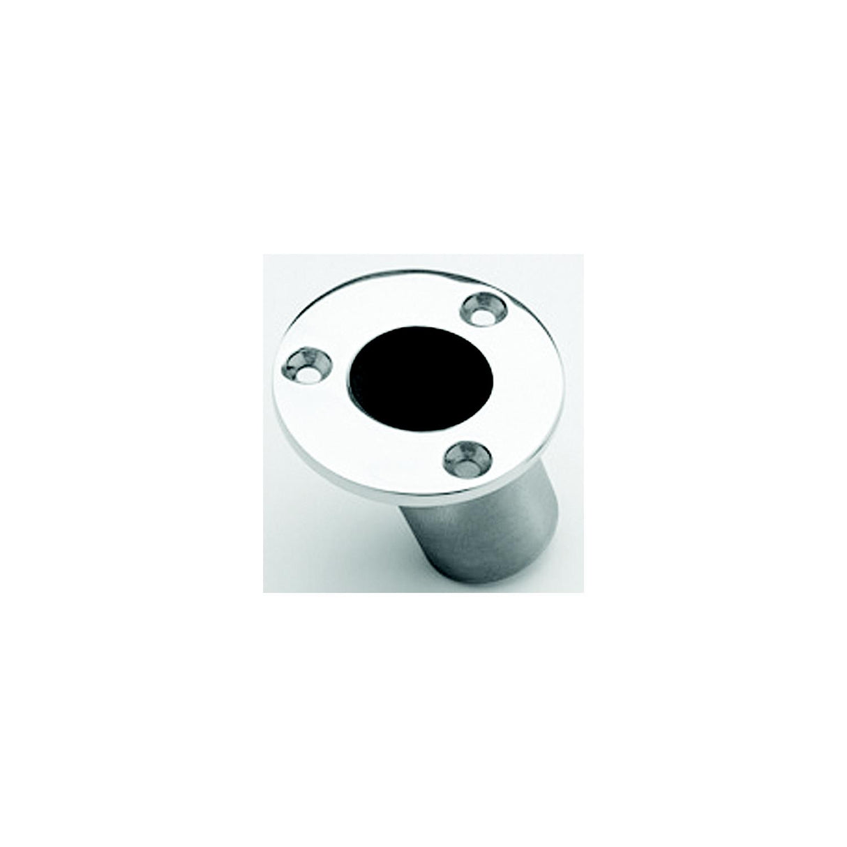 Taylor Made Products Taylor 967 Stainless Steel Flush Mount Flag Pole Socket Fits 1-1/4" Poles, 60 Degree Angle - 2020109096