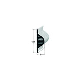 Taylor Made Products Taylor Dock Pro® Commerical Grade Premium Side Gard 4.25" High, 10' Coil, Black - 2020137492 - official Taylor Made product image 3