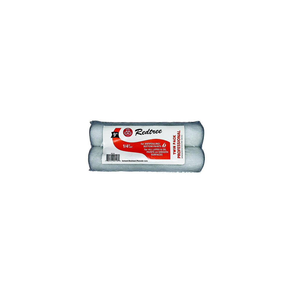 Redtree 29118 9" Bottom Paint Roller, 2/pk - image 1