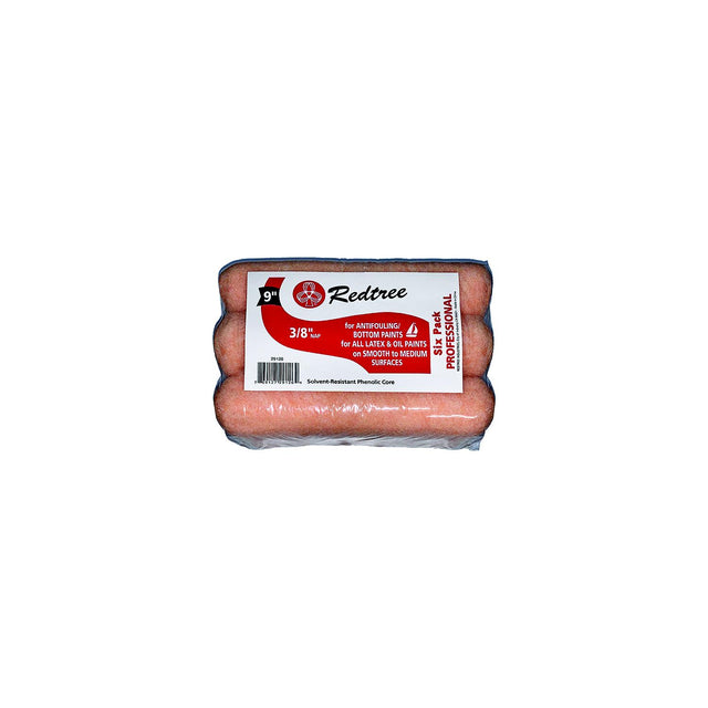 Redtree 29126 9" Bottom Paint Roller, 6/pk - image 1