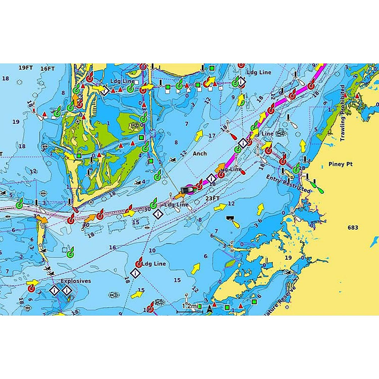 Garmin Navionics+ NSUS006R U.S. South [010-C1290-20] - official Garmin product image 2