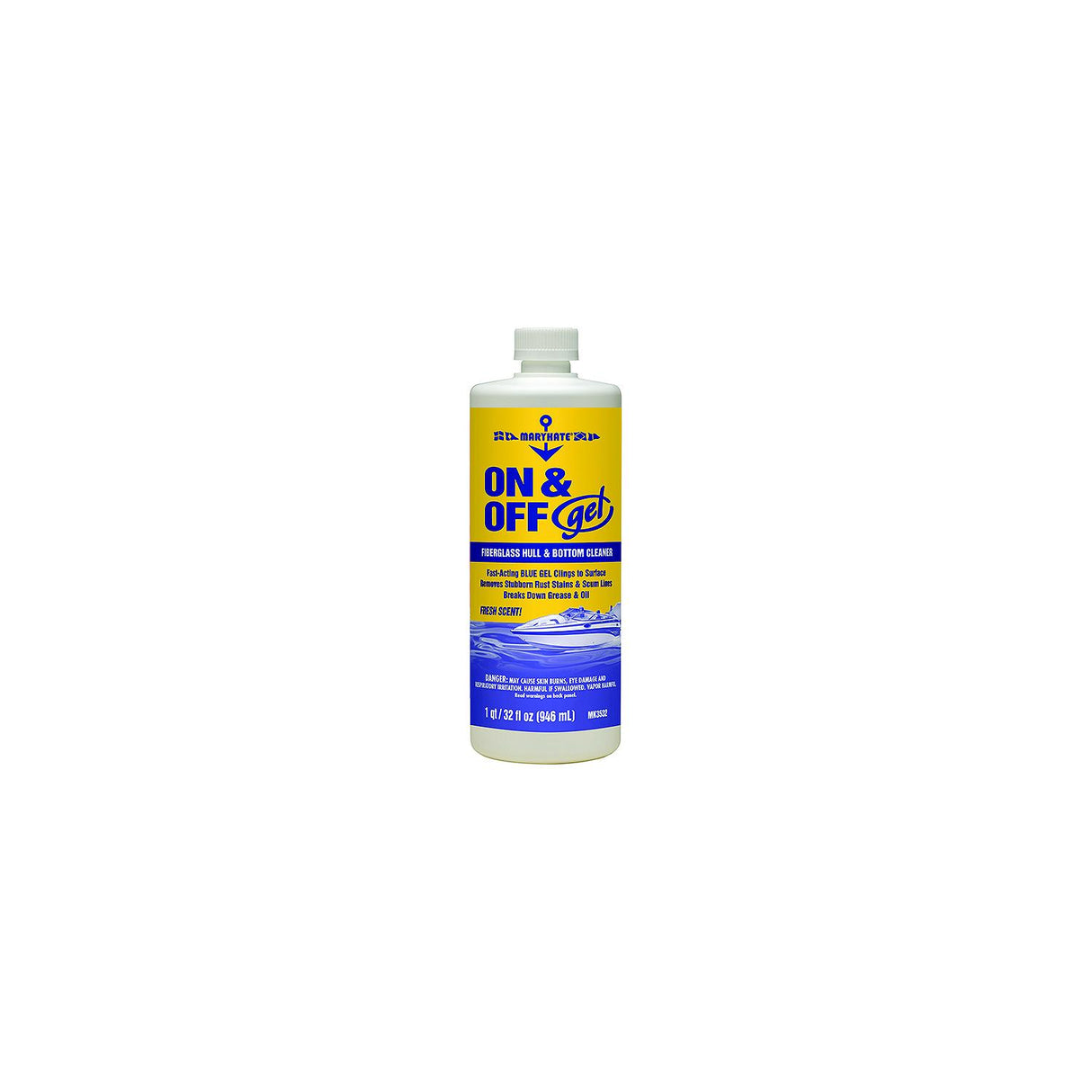 Marykate On/Off Gel Hull & Bottom Cleaner, Qt. - MK3532