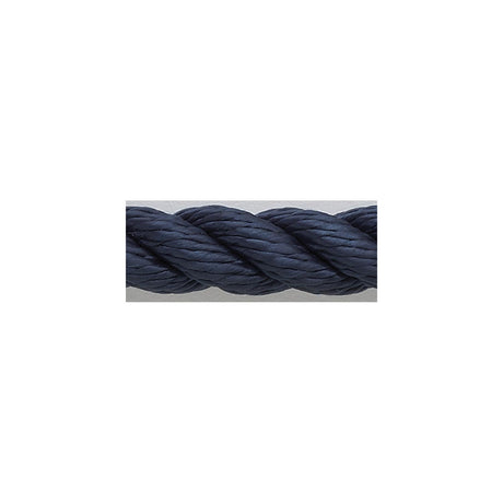 New England Ropes 3/8" Premium 3-Strand Dock Line - Navy Blue - 25 [C6053-12-00025] - official New England Ropes product image 2
