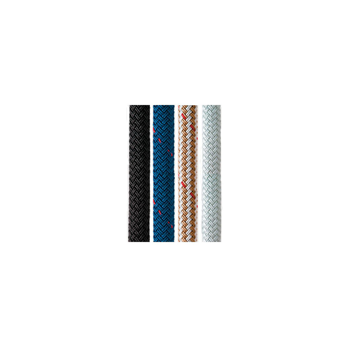 New England Rope Double Braided Dockline, 5/8" x 35' White/Gold - 50592000035 - official New England Ropes product image 3