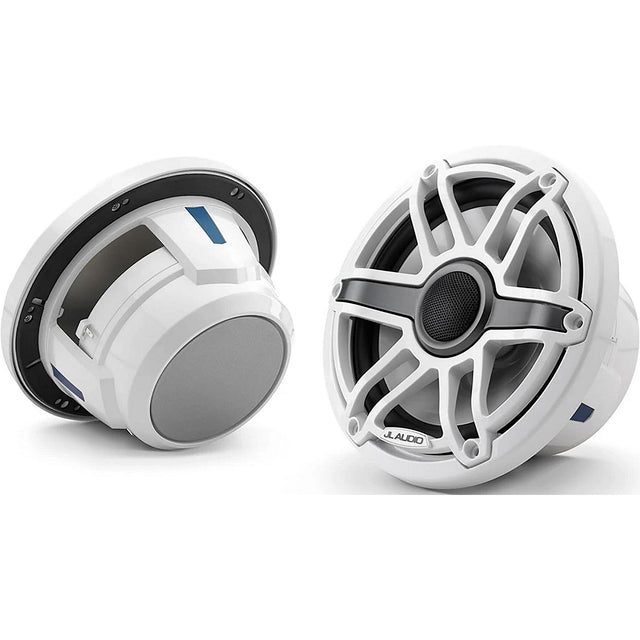 JL Audio 0100307300 M6 Marine Speakers, White Sport, No Transflective™ LED Lighting, No Enclosed System, 7.7" - image 1