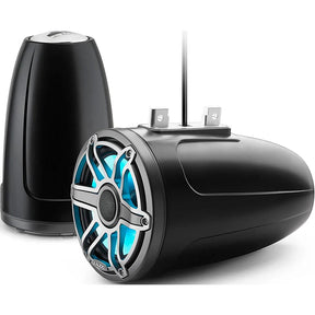 JL Audio 0100308800 M6 Enclosed Tower Speakers, Titanium Sport, Transflective™ LED Lighting, Enclosed System, 7.7" - image 1