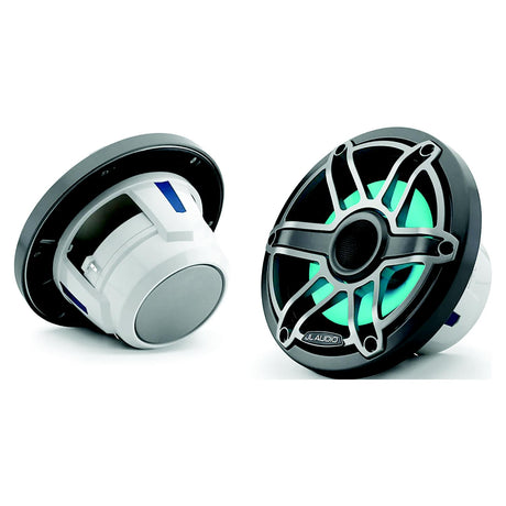 JL Audio 0100309200 M6 Marine Speakers, Titanium Sport, Transflective™ LED Lighting, No Enclosed System, 6.5" - image 2