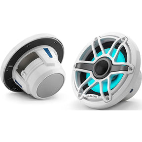 JL Audio 0100309300 M6 Marine Speakers, White Sport, Transflective™ LED Lighting, No Enclosed System, 6.5" - image 1