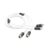 JL Audio 010-13446-00 Marine Audio Interconnect 2-channel, 3' to 25' (XMD-WHTAIC2-3) - image 1