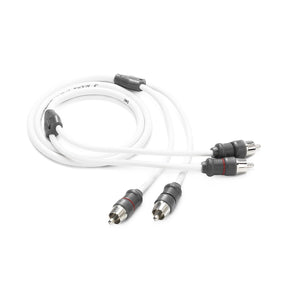JL Audio 010-13446-00 Marine Audio Interconnect 2-channel, 3' to 25' (XMD-WHTAIC2-3) - image 1