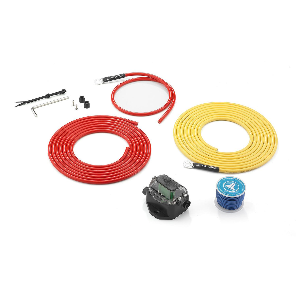 JL Audio 010-13649-00 Premium Power Marine Connection Kit 9 AWG, 12 V, Single Amplifier, within 12' of Battery (XMD-PCS30A-1-L12) - image 1