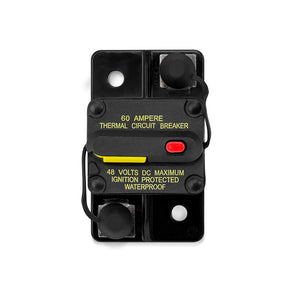 JL Audio 010-13684-00 Waterproof Ignition Protected Circuit Breaker
60 Amp (XMD-MCB-60) - image 1