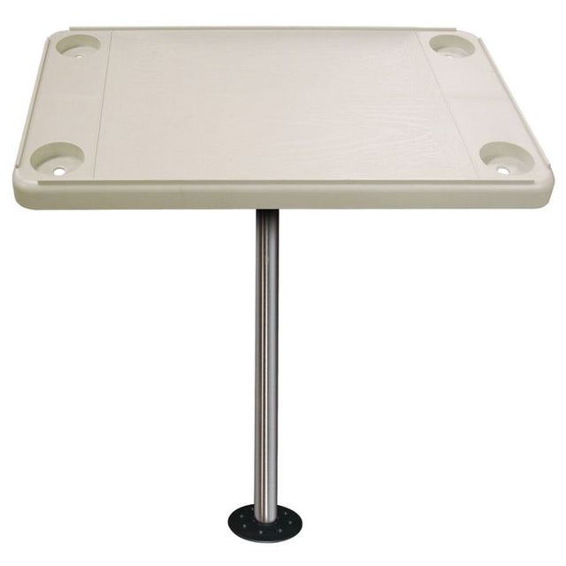 JIF Marine Ivory Rectangular Table Kit with Recessed Flush Mount - DSH-KS - image 1