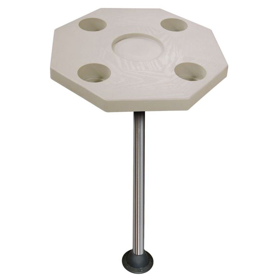 JIF Marine Ivory Octagonal Table Kit with Surface Mount - DSI-KS - image 1