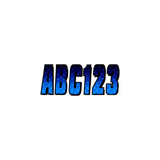 Hardline Products BLBKG300 Letter Kit Blu/Black Marine Boat