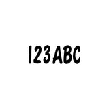 Hardline Products BLK200EC Letter Kit Black Marine Boat