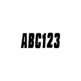 Hardline Products BLK350EC Black Letter Kit Marine Boat