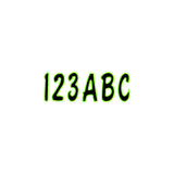 Hardline Products BLKKI200 Letter Kit Black/Kiwi Marine Boat