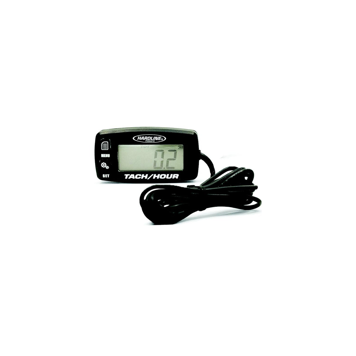 Hardline Products Hardline Hour/Tach Meter For Any Gas Engine 8 Cyl. Or Less - HR8062-2