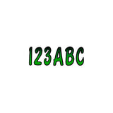 Hardline Products TEBKG200 Letter Kit Teal With Black Marine Boat
