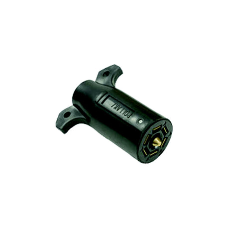 Pollak Corp Pollack 7-Way Black Plastic Trailer End Plug Only - 12-706EP