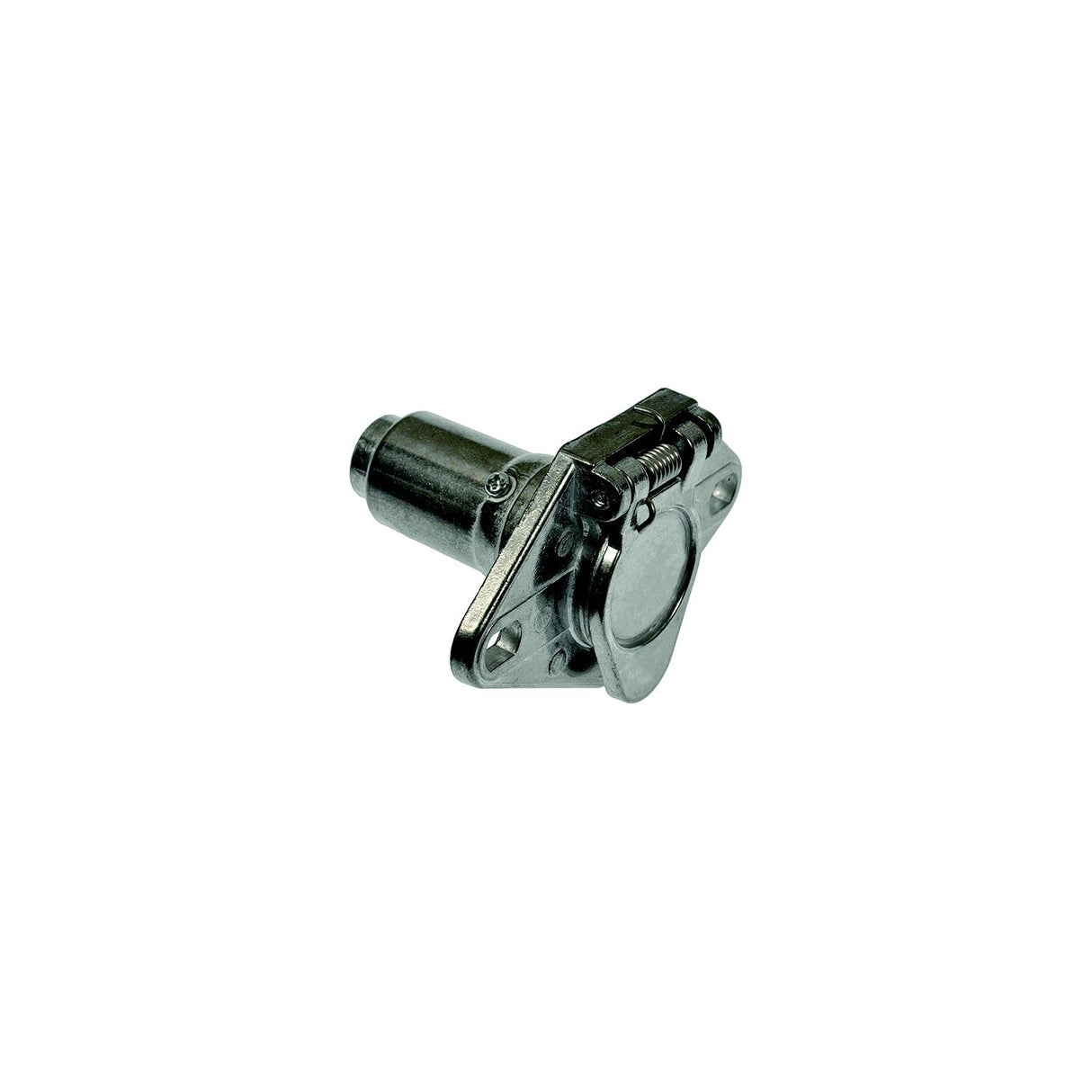 Pollak 6P-101V 6-Pole Round Connector Metal Vehicle End W/ Concealed Terminals - 6P-101V