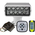ACR Electronics 1976 RCL-100 Led Remote Controlled Searchlight, Candle power:220000, White, URC-104 Master Controller, URP-103 Point Pad, URH-103 Handheld Wireless Remote, 8" H x 9" W x 8" D, 12-24V - image 1