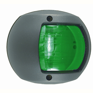Perko LED Side Light - Green - 12V - Black Plastic Housing - 0170BSDDP3