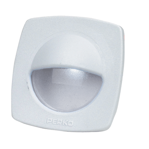Perko LED Utility Light w/Snap-On Front Cover - White - 1074DP2WHT