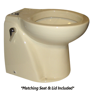 Raritan Atlantes Freedom&reg; w/Vortex-Vac - Household Style - Bone - Remote Intake Pump - Smart Toilet Control - 12v - AVHAR01203