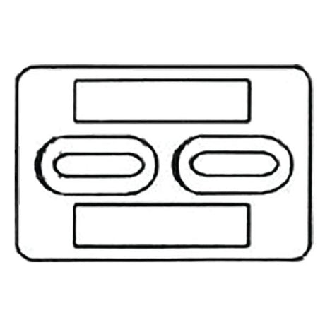 Camp Bolt-On Small Divers Zinc Plate for Hull - DP-2 - image 1