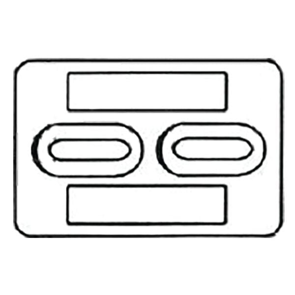 Camp Bolt-On Small Divers Zinc Plate for Hull - DP-2 - image 1