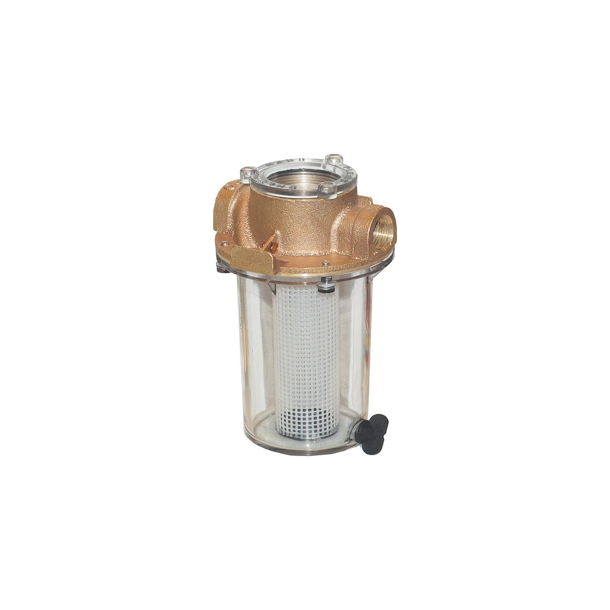 Groco ARG Bronze Strainer With Plastic Basket - ARG-2500-P - official GROCO product image 3