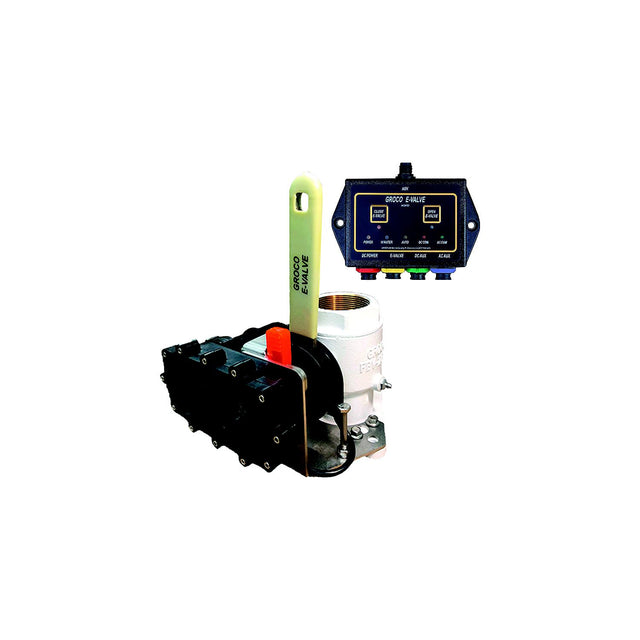 Groco FBVED200012V Motorized Bronze Seacock, 2 inch, 12V, NMEA-2000 Certified - image 1