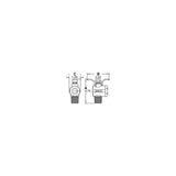 GROCO 1/2" NPT 90 Bronze Fuel Valve [FV-590] - official GROCO product image 2